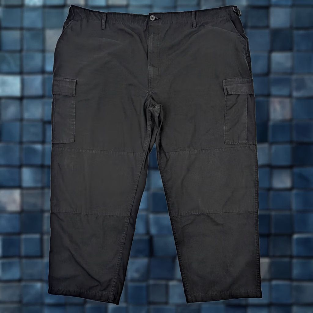 Propper Propper Tactical Ripstop Cargo Pants Men 3XL 48x27 Black Cargo Regular 6 Pocket Utility Belted Waist Jeans - Police EMS USA Style Size US 39 - 1 Thumbnail