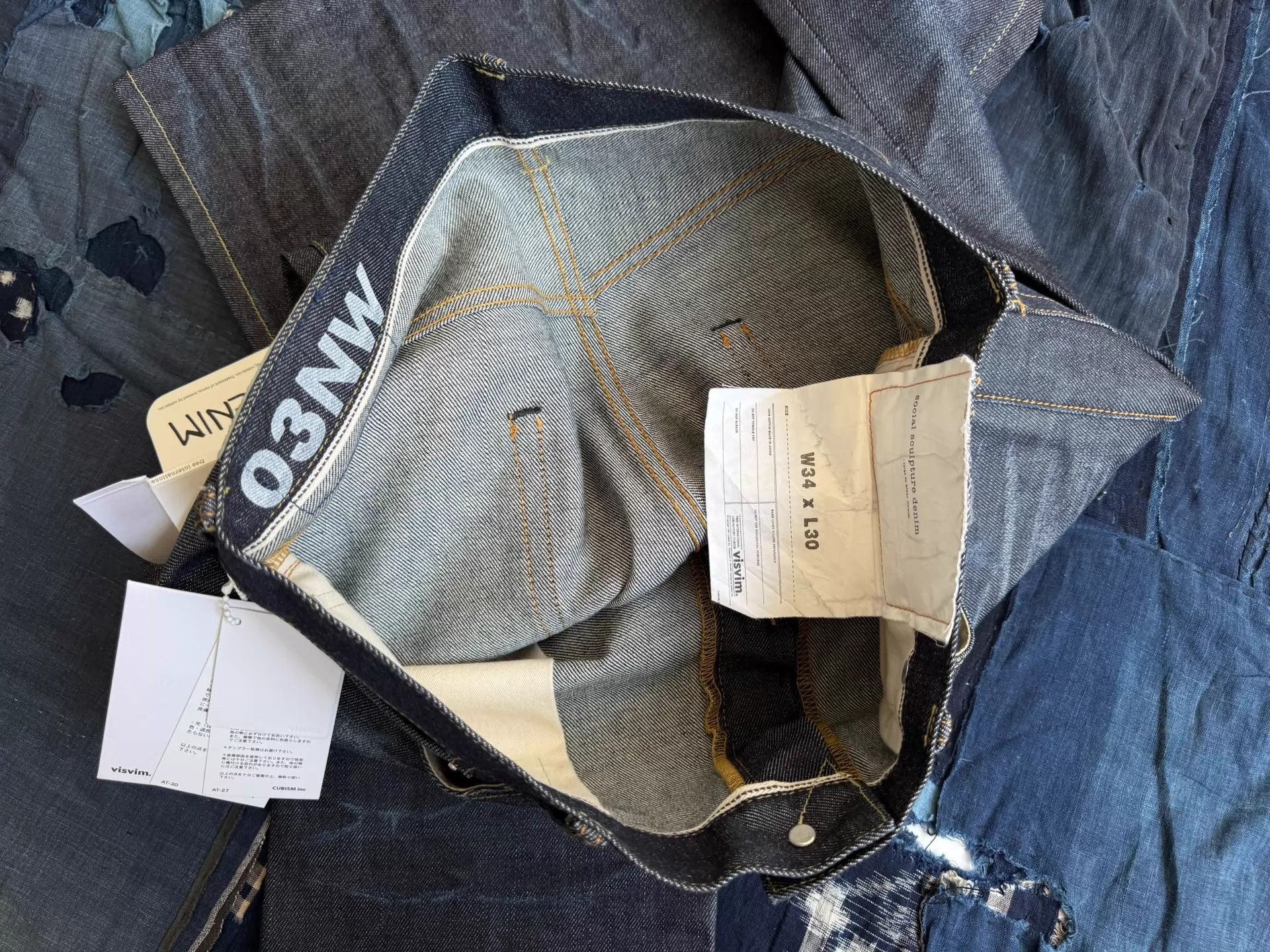 Visvim VISVIM 17AW SS 03 NON WSD Washed Distressed Jeans Size US 34 / EU 50 - 8 Thumbnail