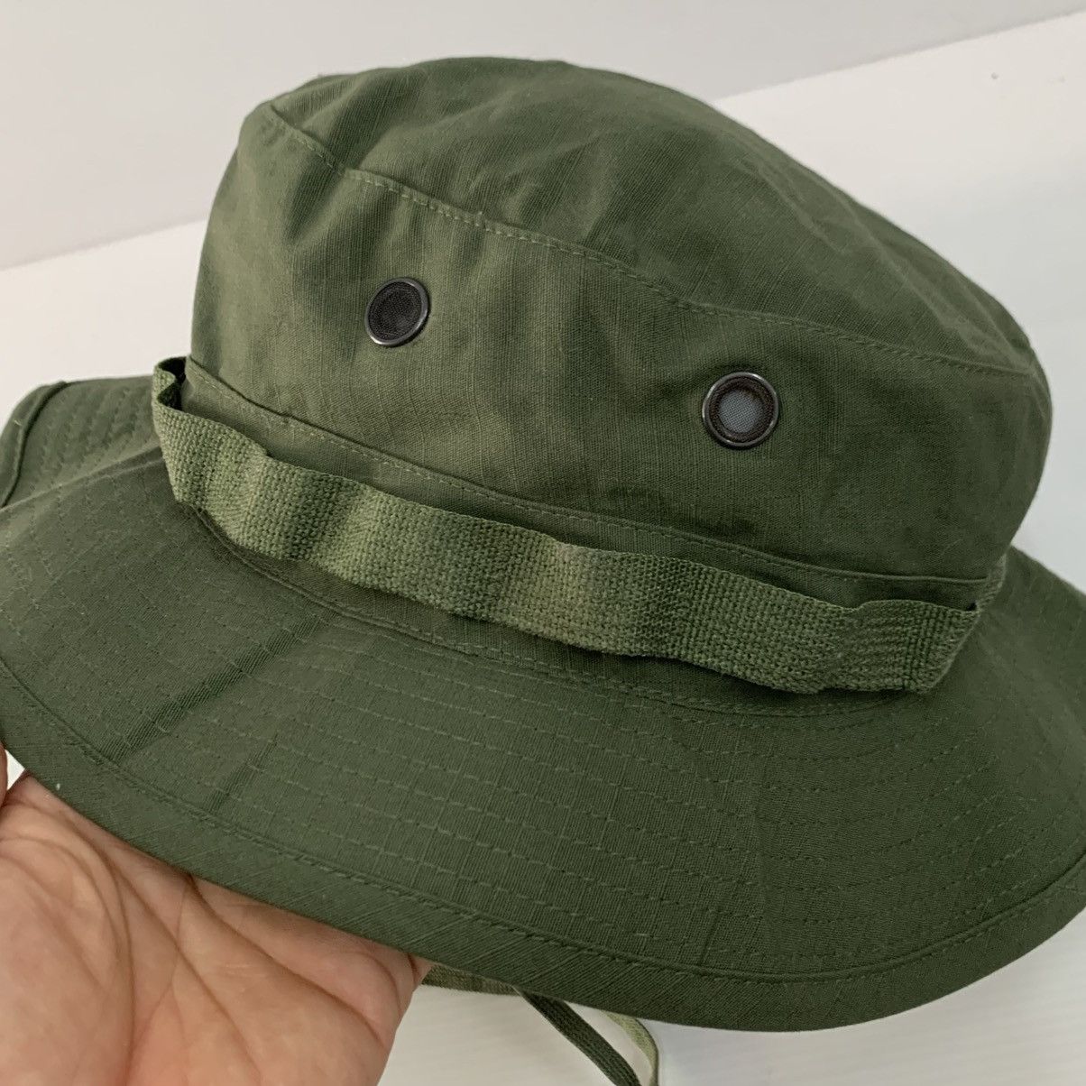 American Apparel ARMY GREEN BUCKET HATS USA Size ONE SIZE - 4 Thumbnail