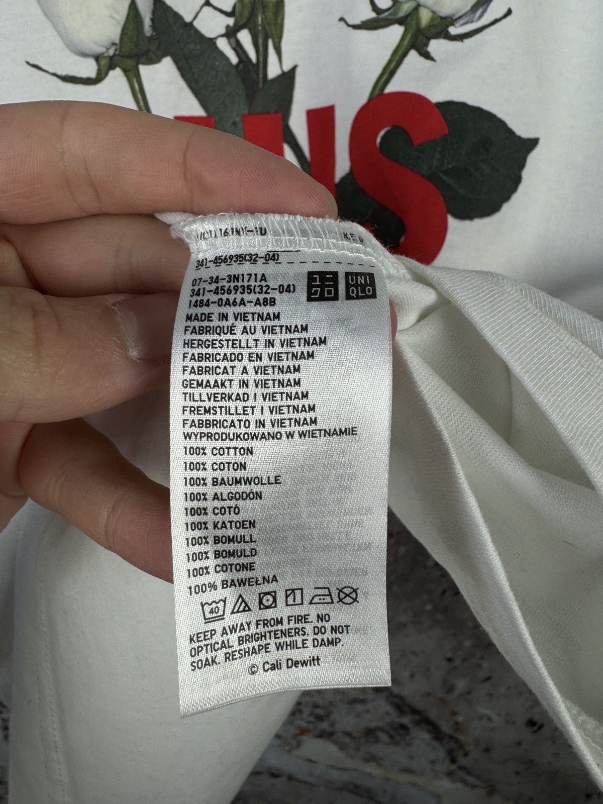 Other Men’s Uni Qlo Cali Dewitt Roses T-Shirt Size Small Size US S / EU 44-46 / 1 - 9 Thumbnail