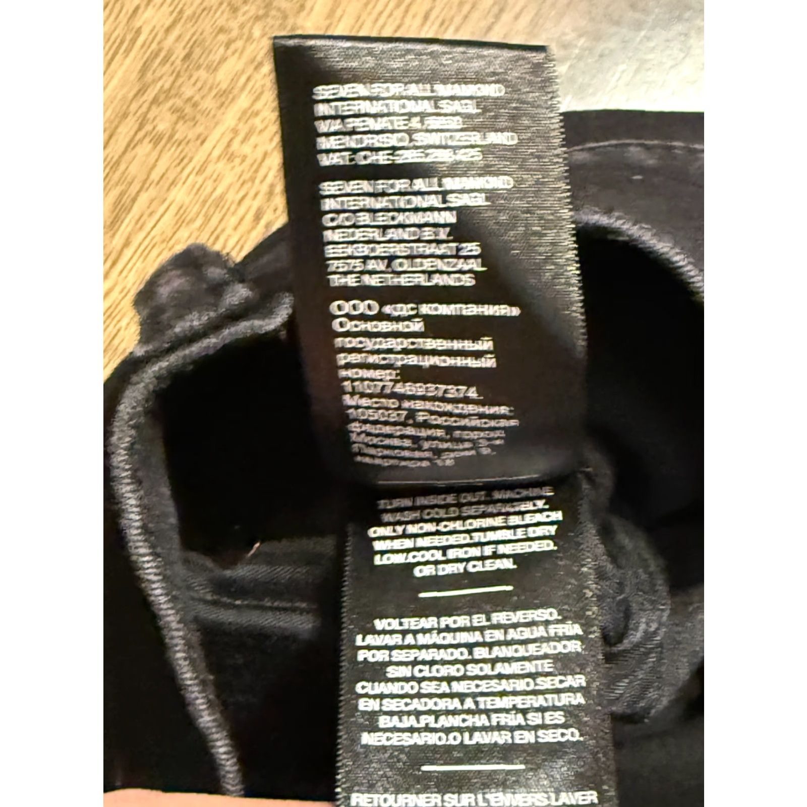 7 For All Mankind **Women's 7 For All Mankind Black Denim High Waisted Straight Crop Jean** User: Women's 7 For All Mankind Black Denim High Waisted Straight Crop Jean Size 26" / US 2 / IT 38 - 7 Thumbnail