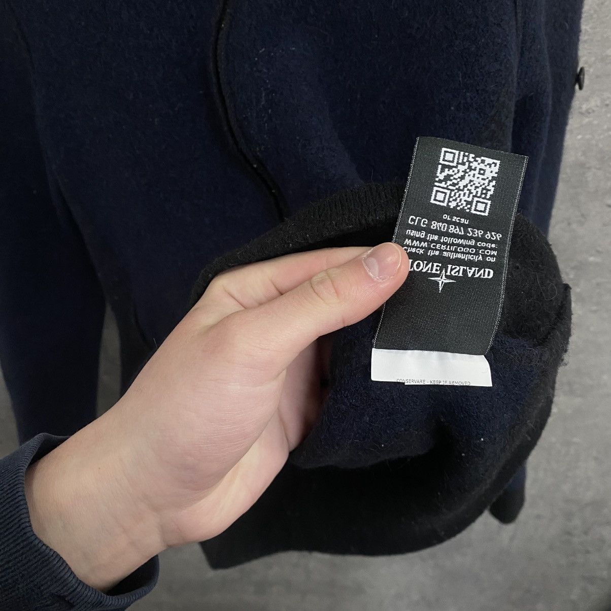 Stone Island Stone Island Wool Zip Hoodie Fleece Jacket Size US S / EU 44-46 / 1 - 12 Thumbnail