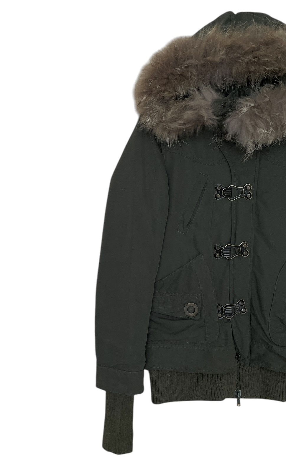 Le Grande Bleu (L.G.B.) Vintage Japanese Brand SLY Fur Jacket 1990s Size US M / EU 48-50 / 2 - 5 Thumbnail