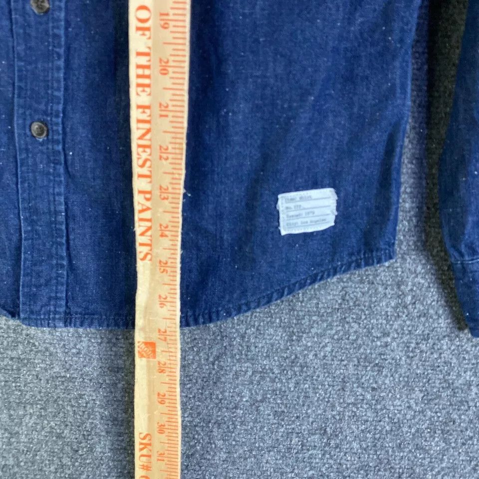 Adam Levine Adam Levine Button Up Shirt Men's Small Long Sleeve Denim S Size US S / EU 44-46 / 1 - 4 Thumbnail