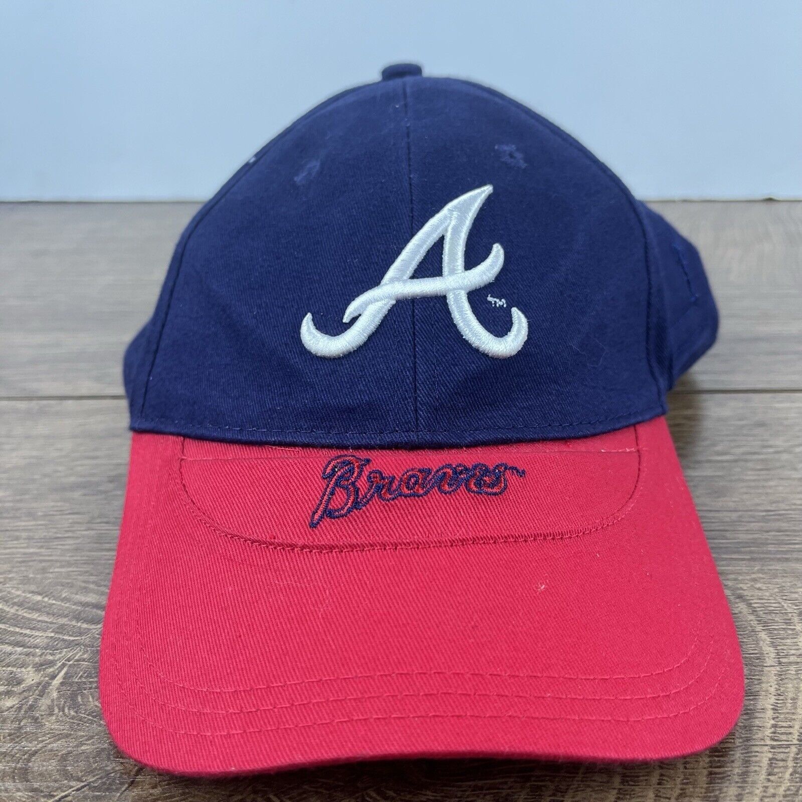 Other Atlanta Braves MLB Hat Adjustable Hat Blue Adjustable Hat Bl Size ONE SIZE - 2 Thumbnail