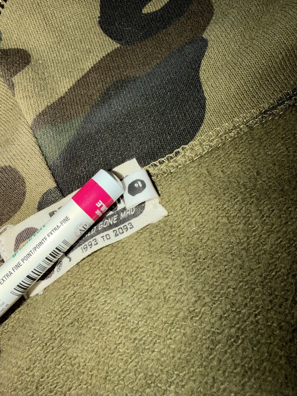 Bape Bape Ponr 1st Camo Full Zip Hoodie Size US L / EU 52-54 / 3 - 7 Thumbnail