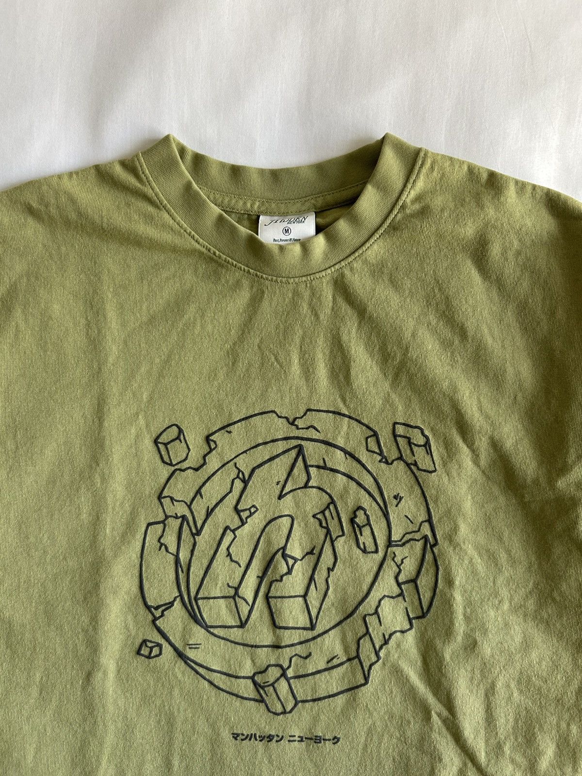 HIDDEN Hidden NY 3D Shattered Tee Olive Made in USA Size US M / EU 48-50 / 2 - 5 Thumbnail