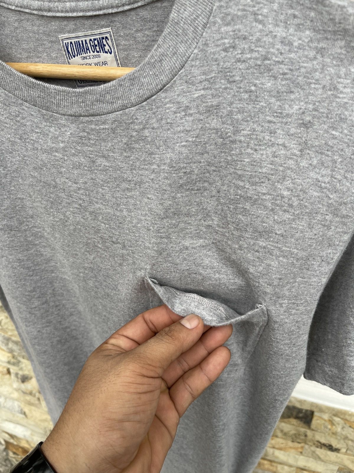 Last Drop🔥Rare🔥Vintage Kojima Genes Blank Pocket Tee