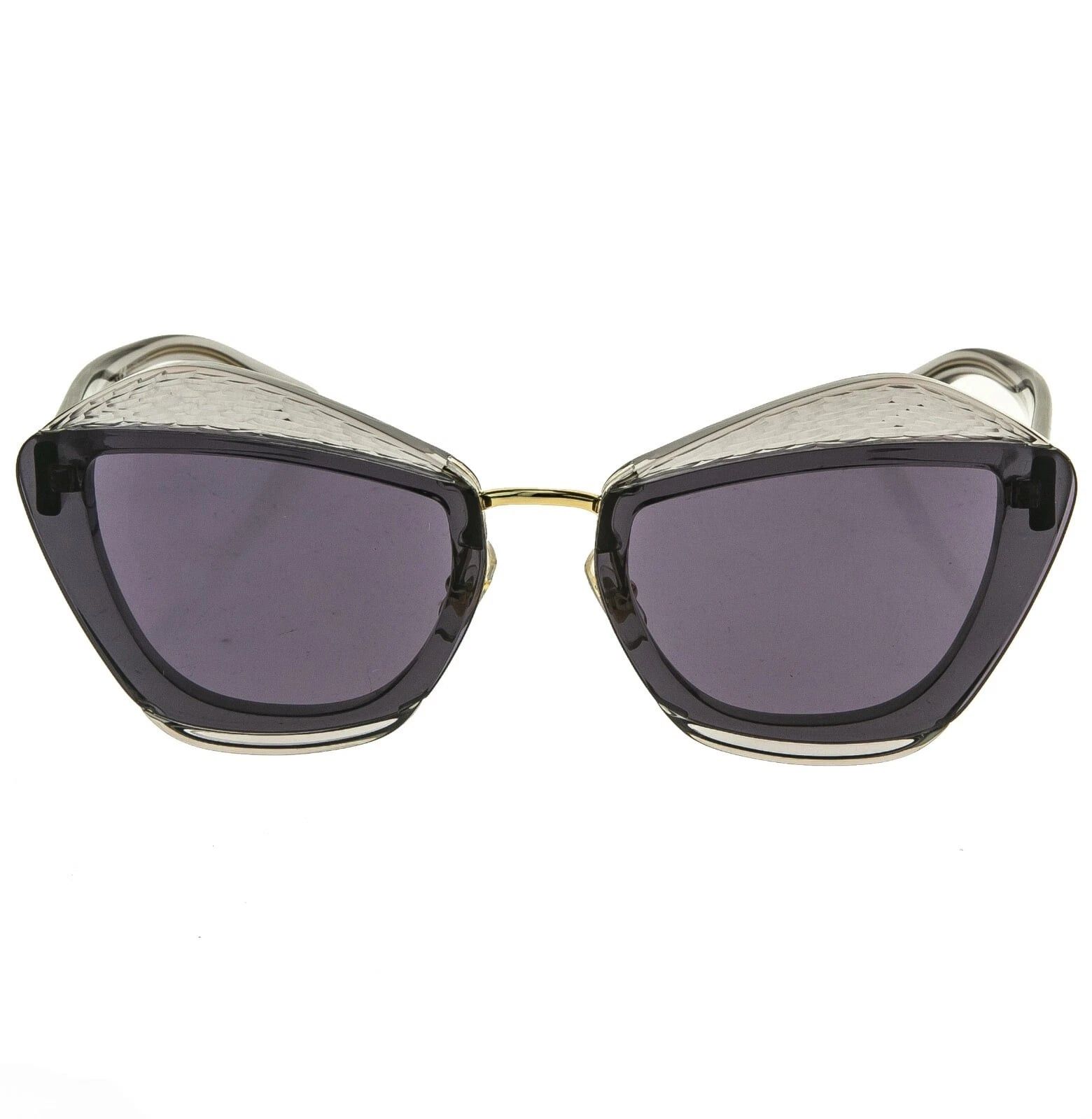 Miu Miu MIU MIU CHARM MU01XS Crystal Gray Geometric Luxury 01X 01XS Size ONE SIZE - 10 Thumbnail