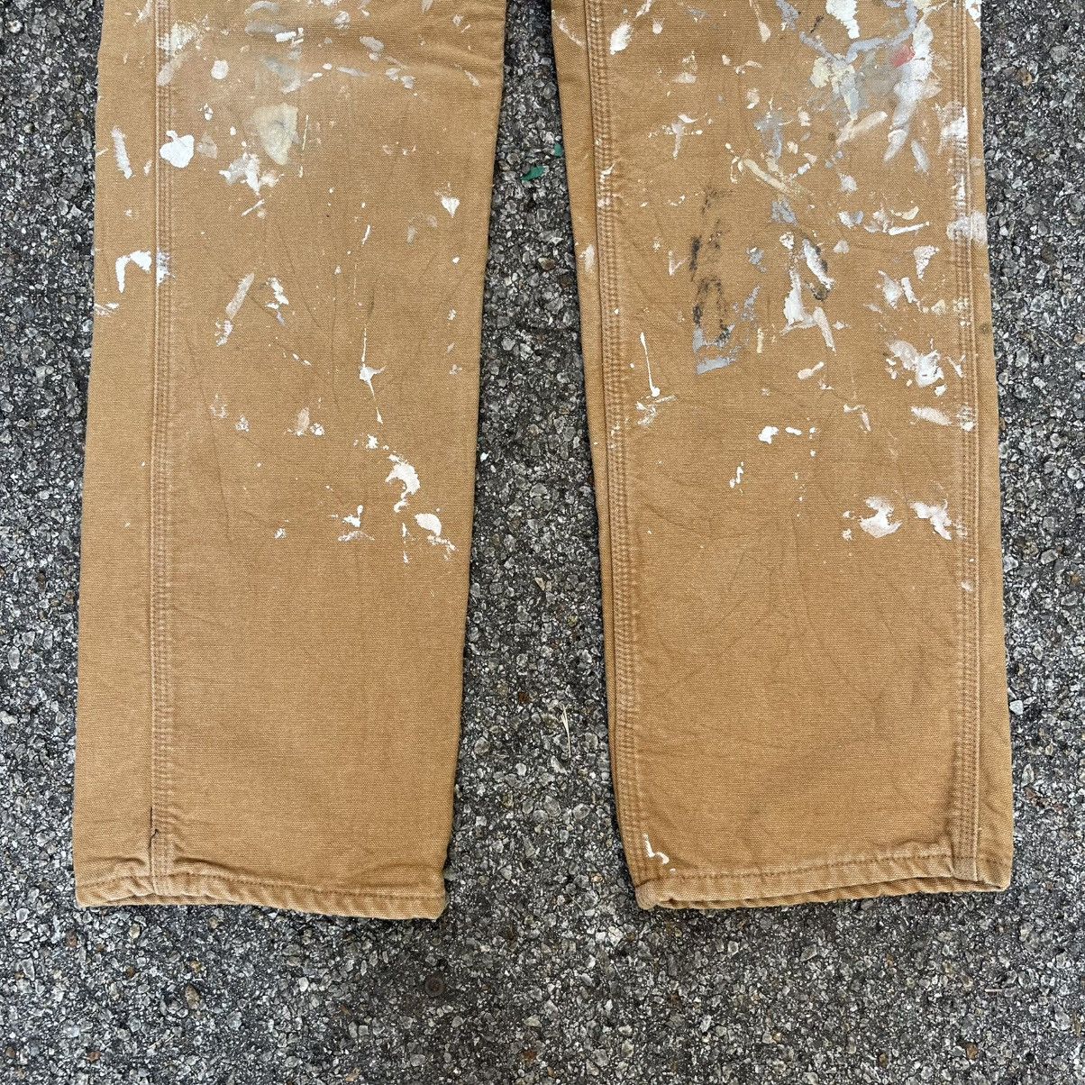 Vintage Carhartt Paint Blanket Canvas Duck Work Carpenter