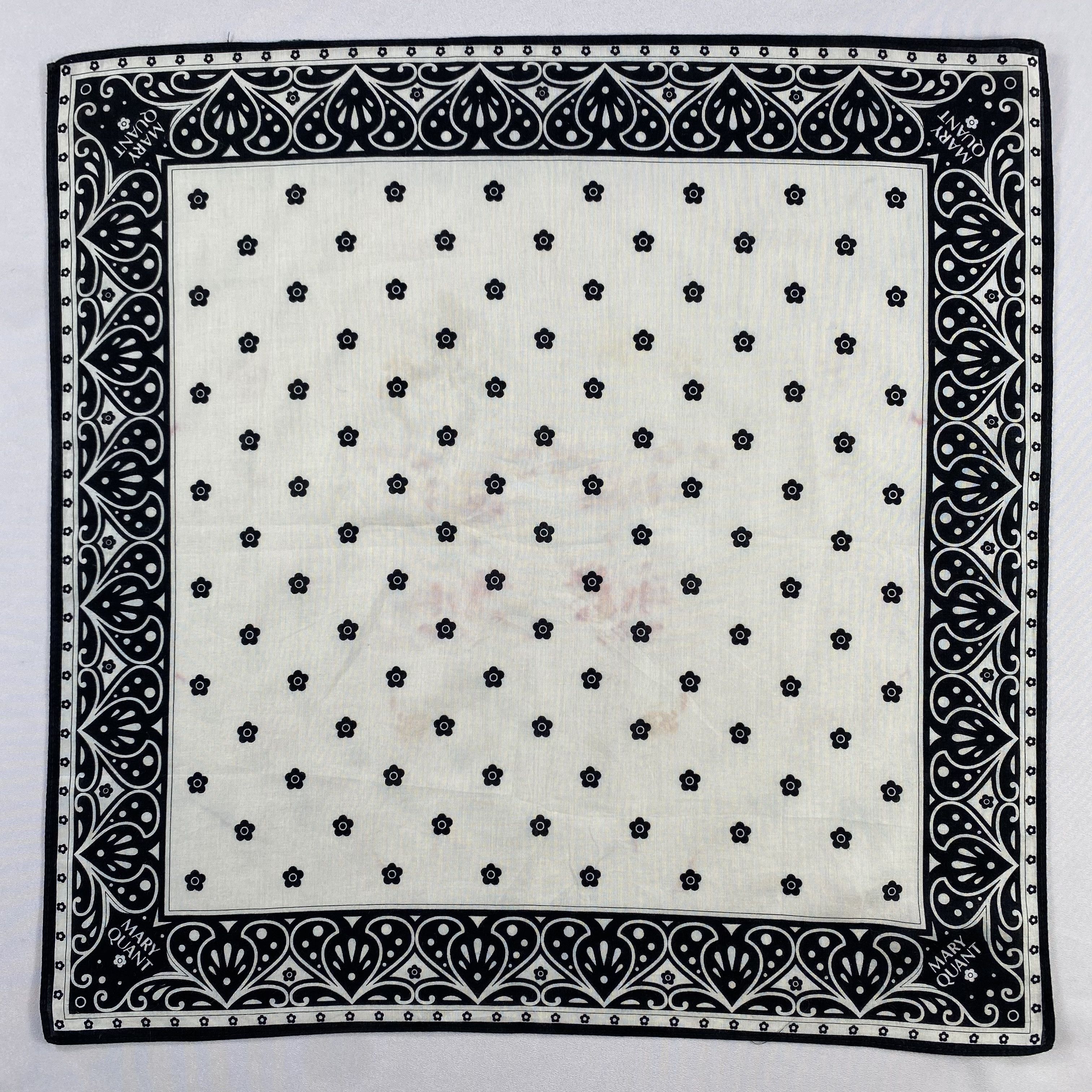 Vintage Vintage Mary Quant Bandana/ Handkerchief / Neckerchief-P554 Size ONE SIZE - 1 Thumbnail