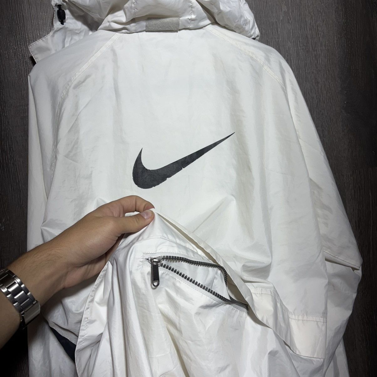Nike Nike Vintage Track Jacket Y2K White Mens size XL Swoosh Size US XL / EU 56 / 4 - 9 Thumbnail