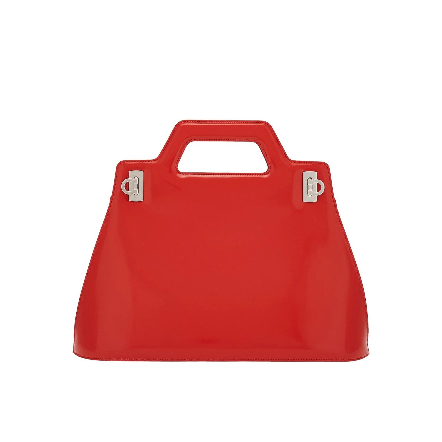 Salvatore Ferragamo o1s1rm0924 Size: OS / Wanda Handle Bag in Flame Red Size ONE SIZE - 1 Thumbnail