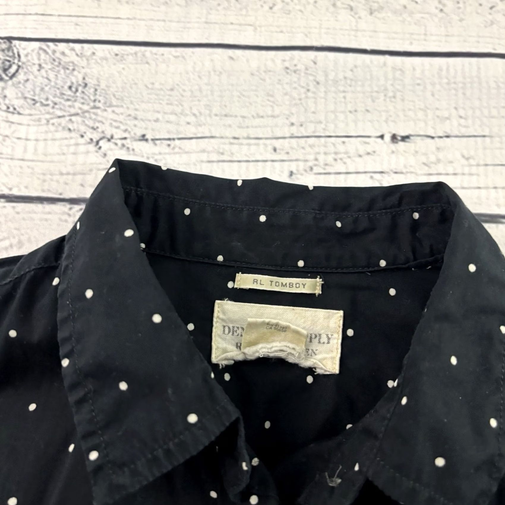 Ralph Lauren Ralph Lauren Denim & Supply RL Tomboy Polka Dot Long Sleeve Top Women's Medium Shirt Size M / US 6-8 / IT 42-44 - 2 Thumbnail