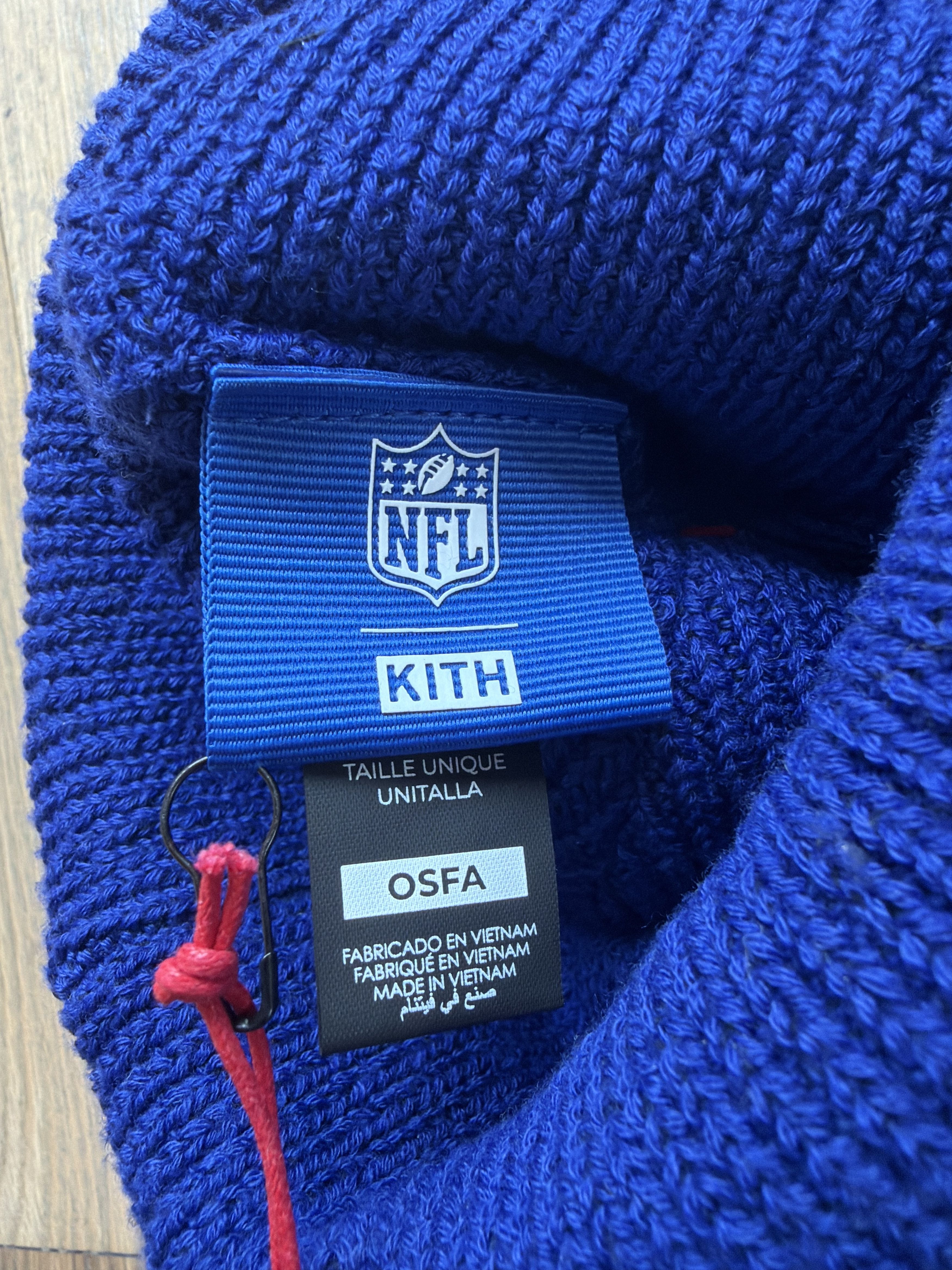 Kith × NFL KITH blue winter hat Size ONE SIZE - 4 Thumbnail