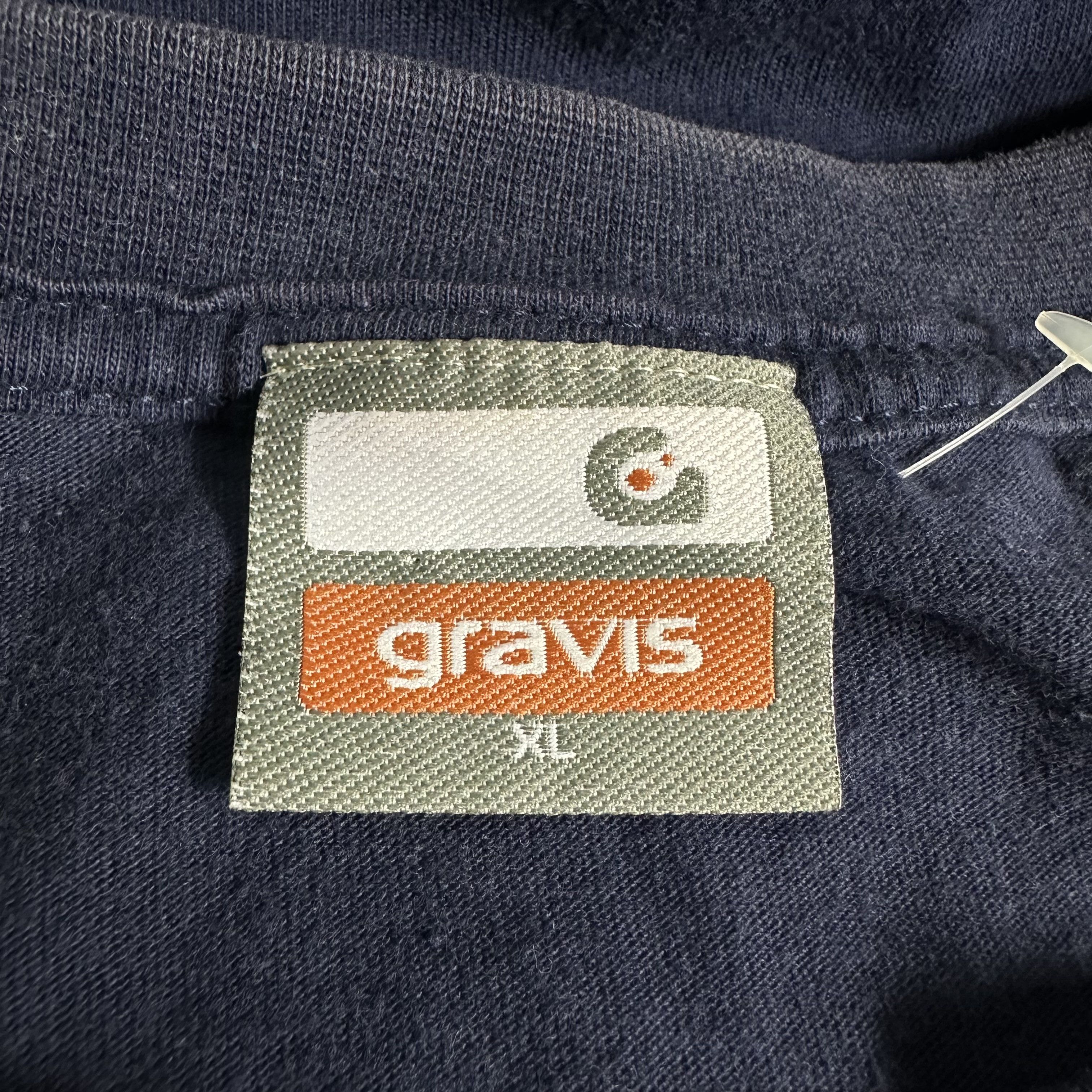 Gravis 🔥RARE🔥Vintage Gravis Skateboard Spell Out T-shirt Size US XL / EU 56 / 4 - 4 Thumbnail