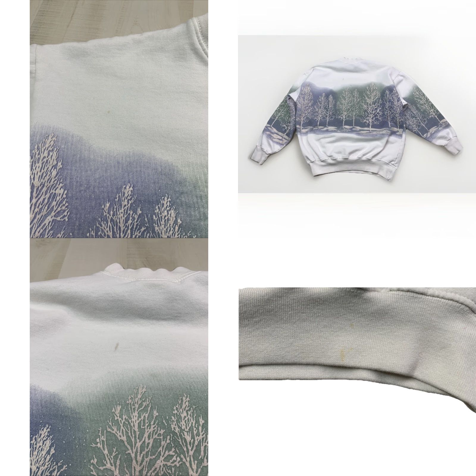 Vintage VINTAGE Art Unlimited Winter Wrap Around Graphic Grandma Sweatshirt Womens Small Size S / US 4 / IT 40 - 8 Thumbnail
