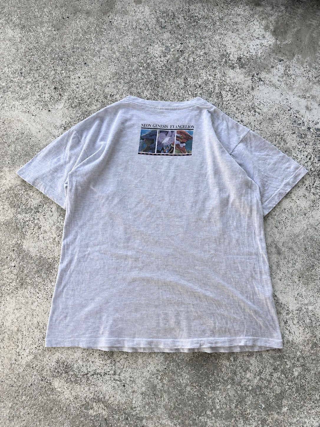 Anime Vintage 90's Neon Genesis Evangelion Sci-fi Anime Tees Size US L / EU 52-54 / 3 - 1 Thumbnail