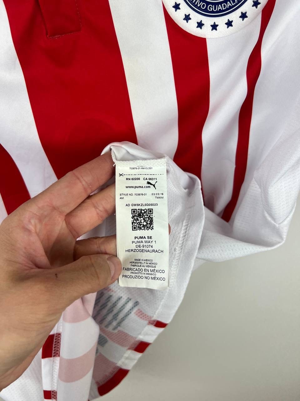 Puma Chivas de Guadalajara Puma 2018-19 jersey t-shirts size S Size US S / EU 44-46 / 1 - 5 Thumbnail