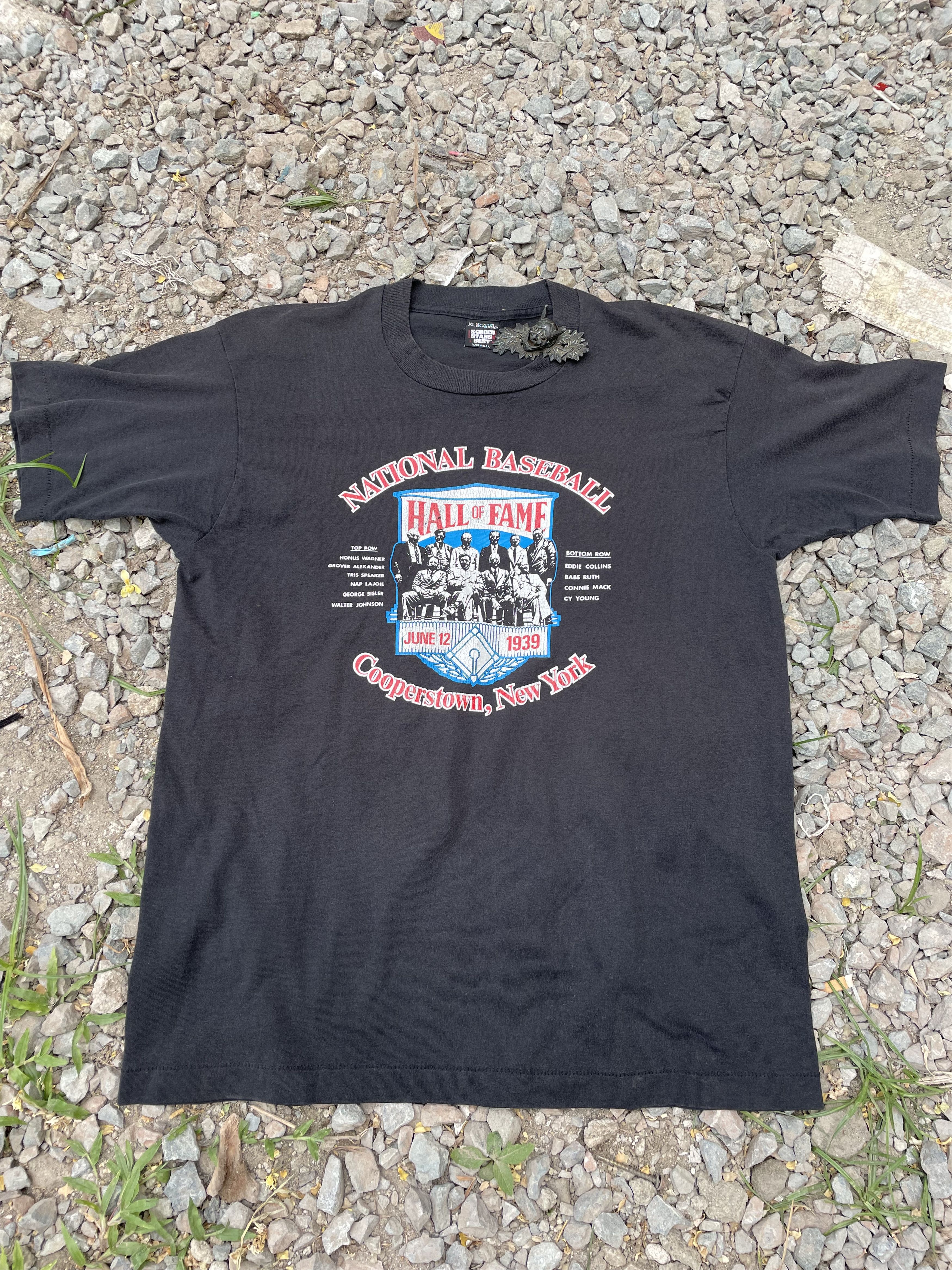 Vintage Vintage National Baseball Hall of Fame Shirt Size US XL / EU 56 / 4 - 2 Thumbnail