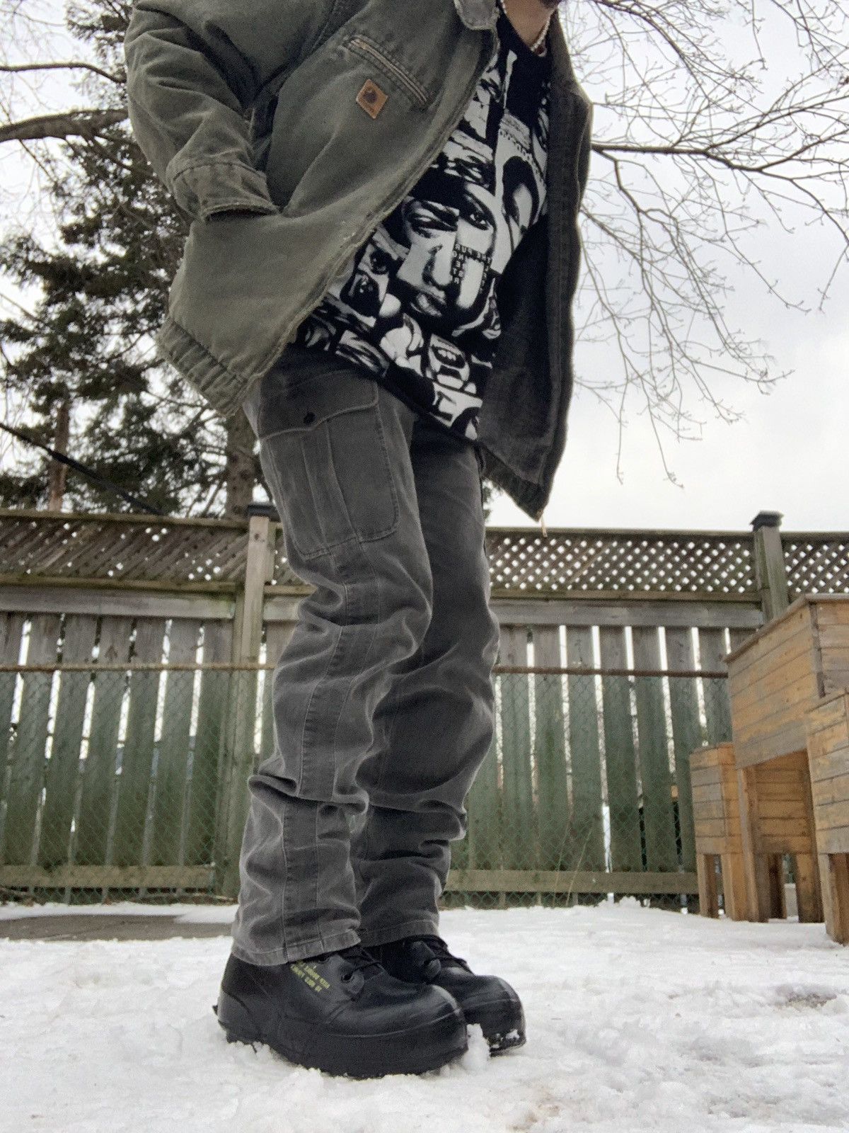 Balenciaga × Vintage STEAL🔥Vintage Balenciaga Grey Corduory Cargo Pants Size US 30 / EU 46 - 9 Thumbnail