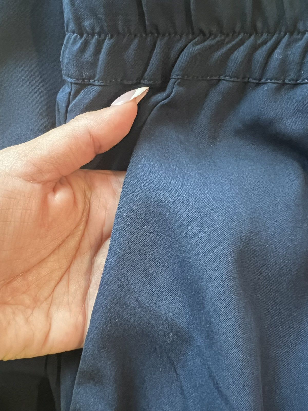 Marine Layer Marine Layer Re-Spun Allie Tapered Pants Navy Blue XS Size 26" / US 2 / IT 38 - 6 Thumbnail