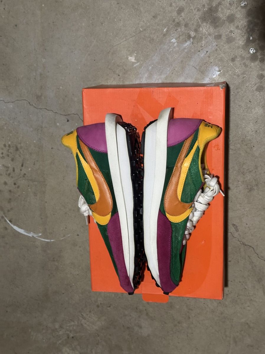 Nike × Sacai Nike x Sacai LD Waffle Pine Green Size US 11 / EU 44 - 6 Thumbnail