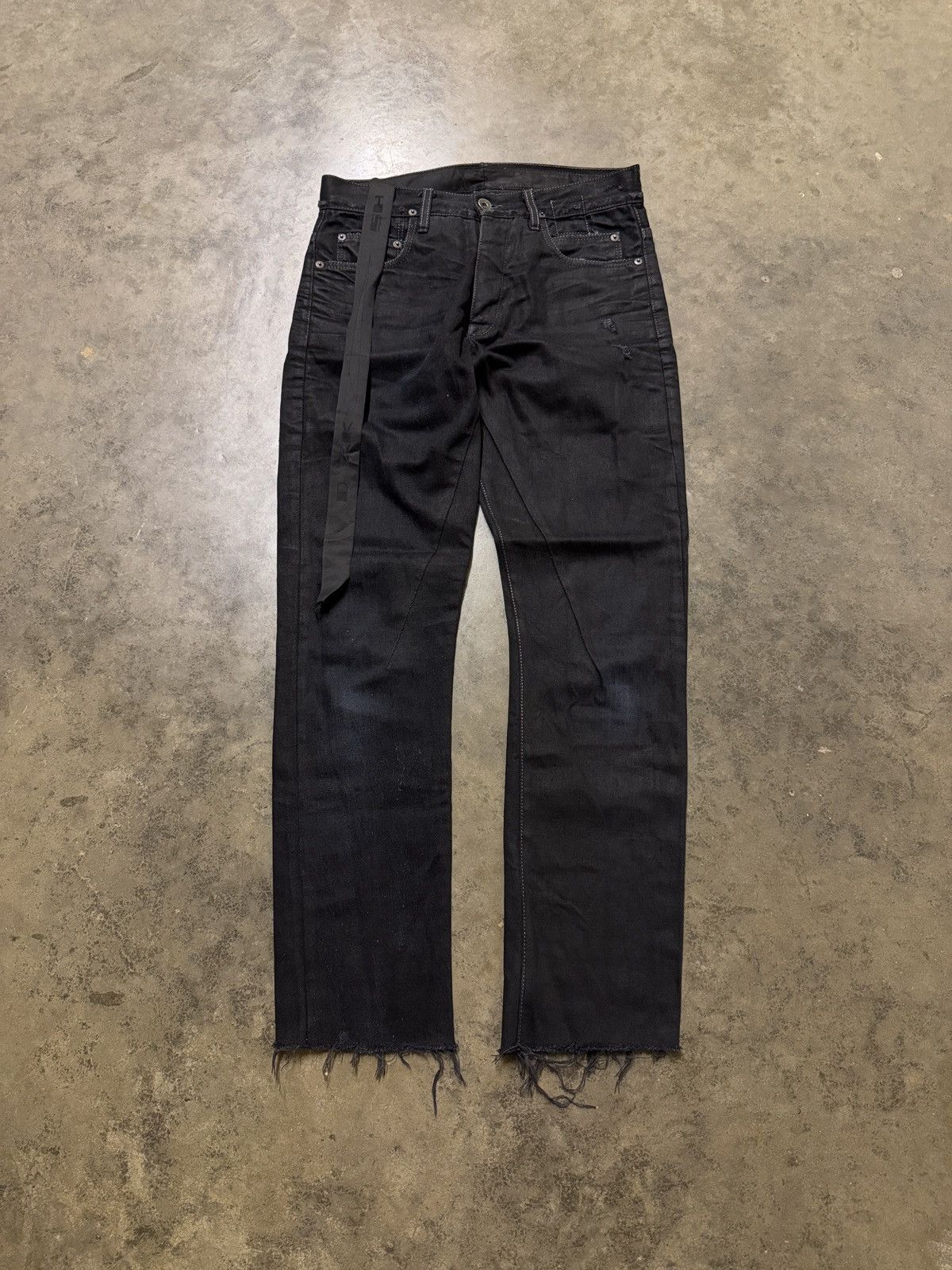 Rick Owens Rick Owen FW09 Waxed Selvedge Detroits | Grailed