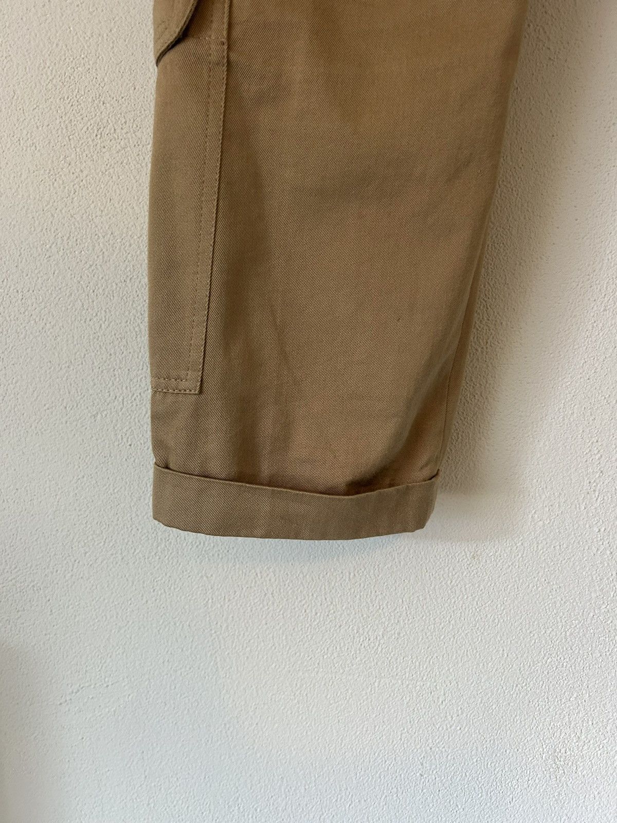 Brunello Cucinelli Brunello Cucinelli Tan Cotton Cargo Pants Size US 34 / EU 50 - 14 Thumbnail