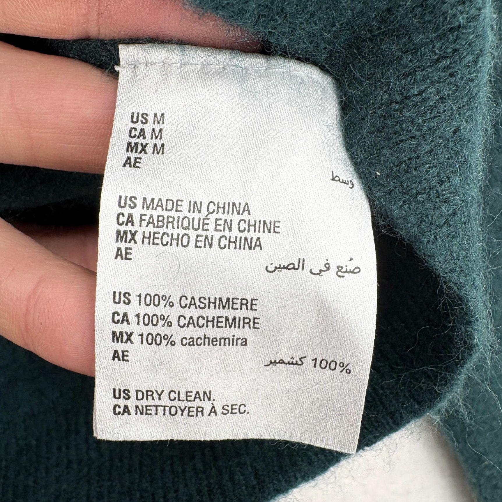 Charter Club Charter Club Sweater Womens Medium Green Crew Neck Knit Pullover Cashmere Lightweight Casual Knitwear Mens? Size M / US 6-8 / IT 42-44 - 5 Thumbnail