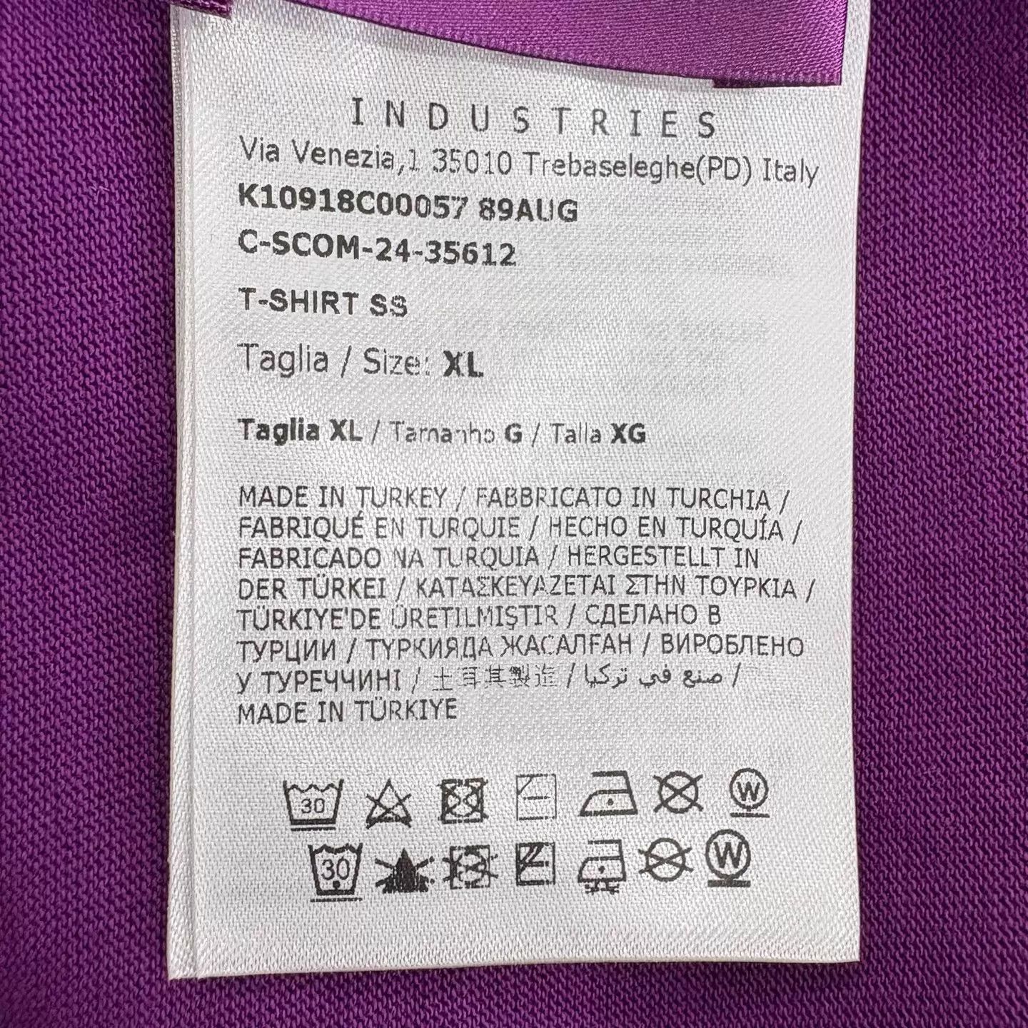 Moncler MONCLER Bell Purple Short-Sleeve Tee Size XL Size US XL / EU 56 / 4 - 4 Thumbnail