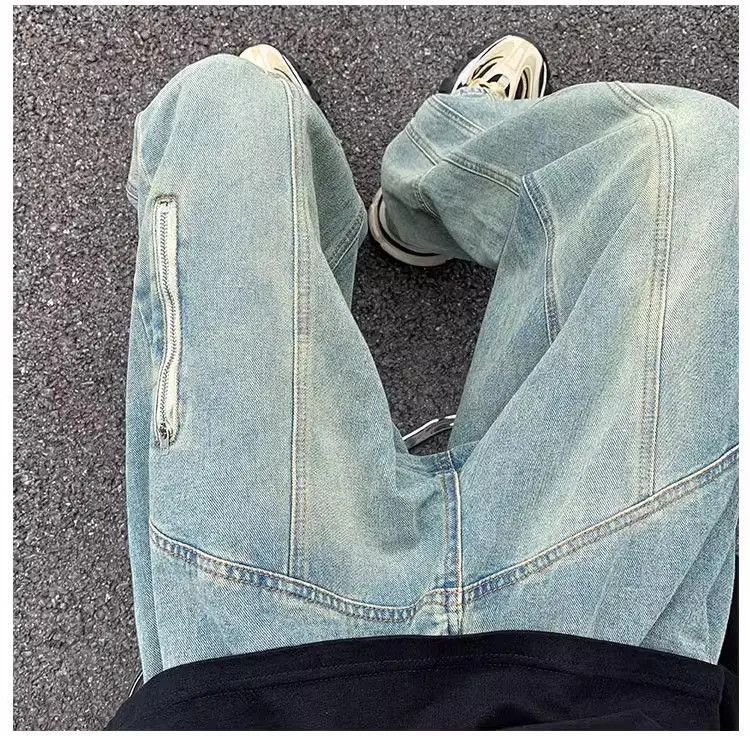 Japanese Brand Hip hop loose fit straight leg jeans Size US 30 / EU 46 - 3 Thumbnail