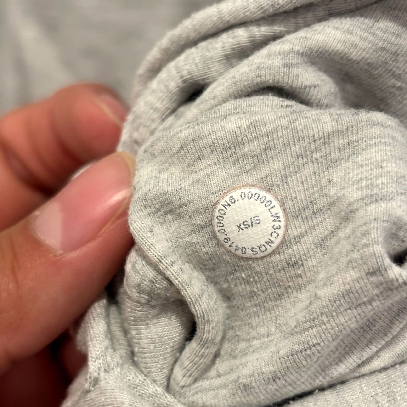 Lululemon Lululemon Gray Heathered Core Hoodie Dress XS/S Raglan Sleeve Pockets Size XS / US 0-2 / IT 36-38 - 2 Thumbnail