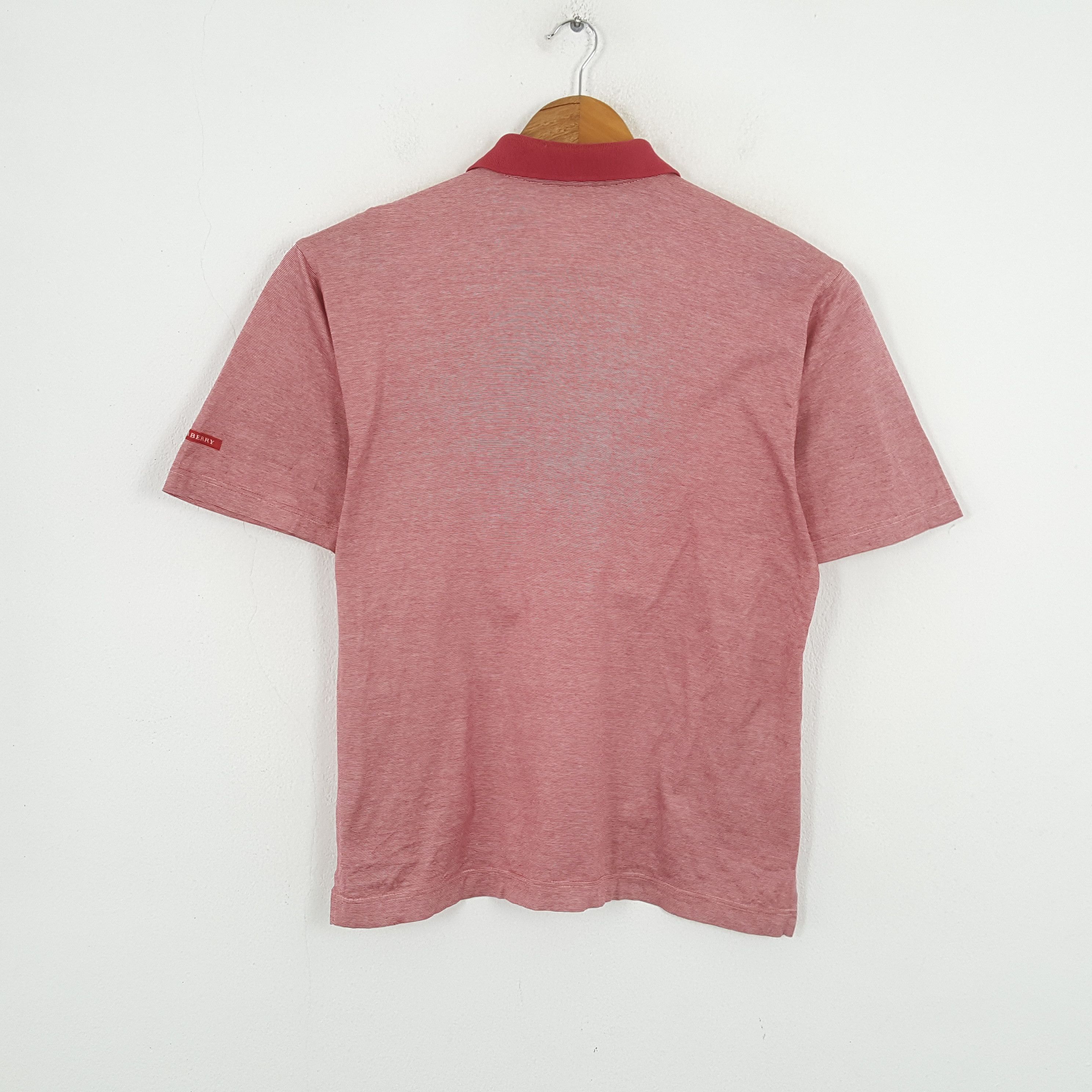 Burberry × Vintage Vintage BURBERRY LONDON Fashion Brand Polos Shirt Size US M / EU 48-50 / 2 - 3 Thumbnail