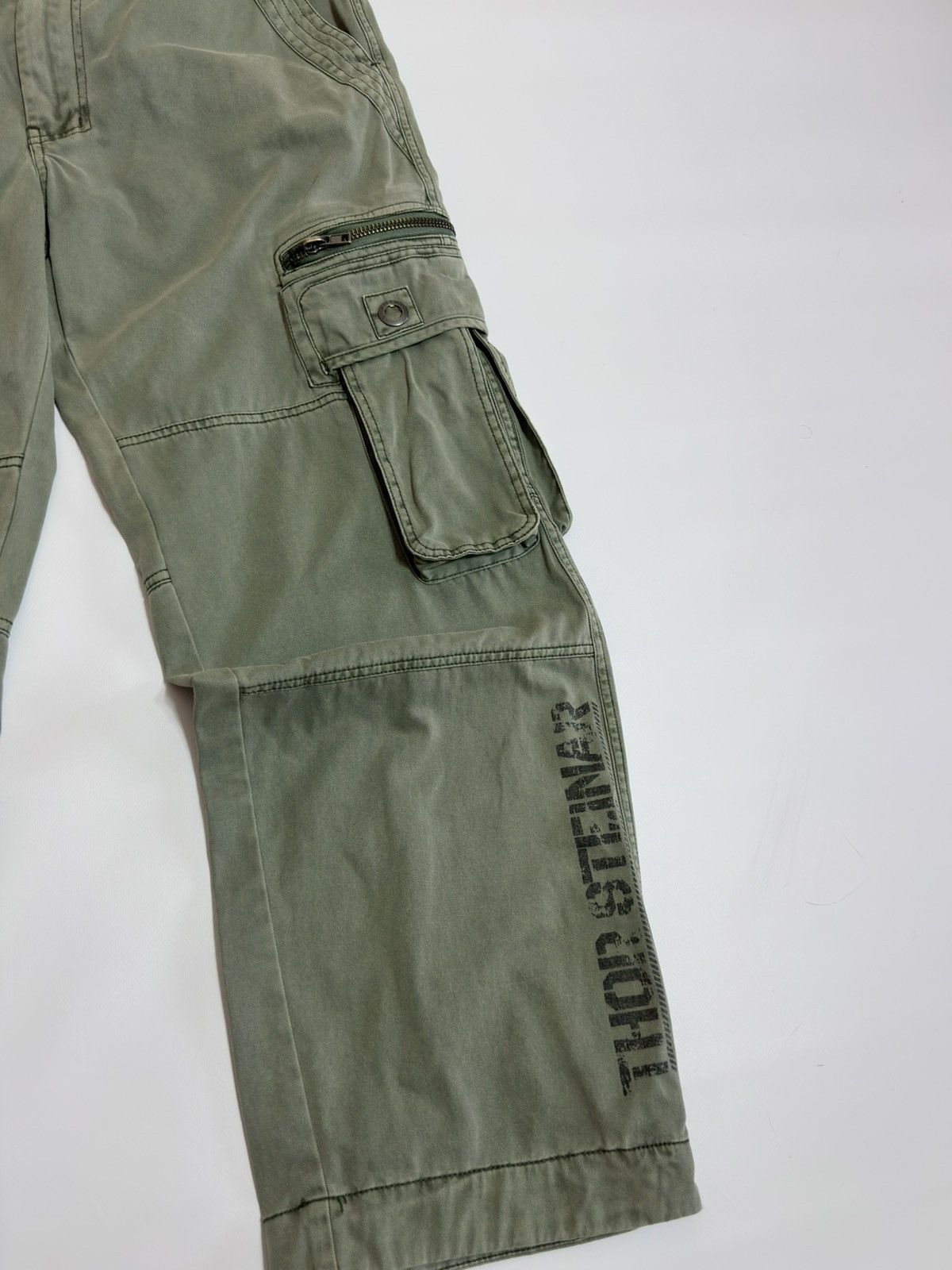 Other Thor Steinar Nordic Division 1999 Cargo Pants Olive Green Size US 32 / EU 48 - 4 Thumbnail