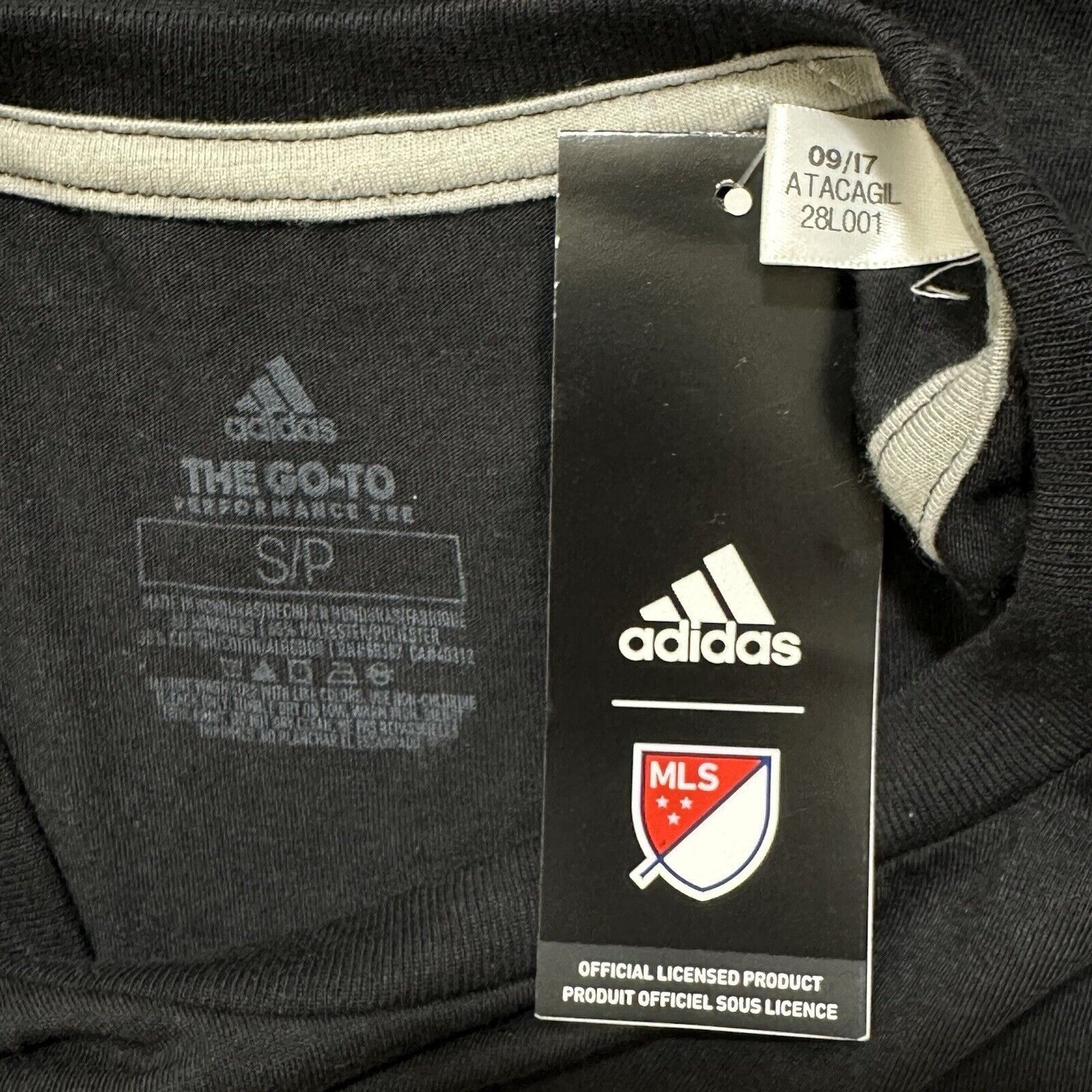 Adidas Adidas MLS Orlando City SC Mens Small Black T Shirt Size US S / EU 44-46 / 1 - 3 Thumbnail