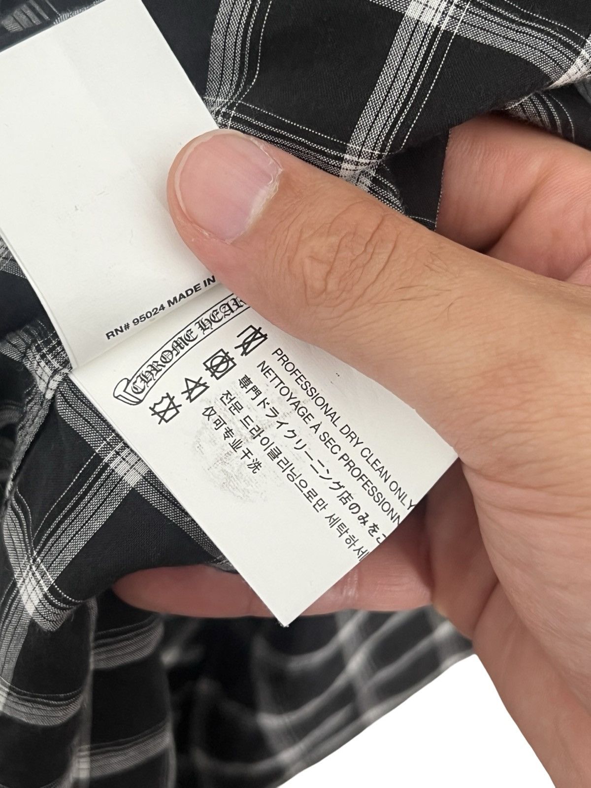 Chrome Hearts Chrome Hearts Men’s Button Down Short Sleeve Shirt Size M Size US M / EU 48-50 / 2 - 6 Thumbnail