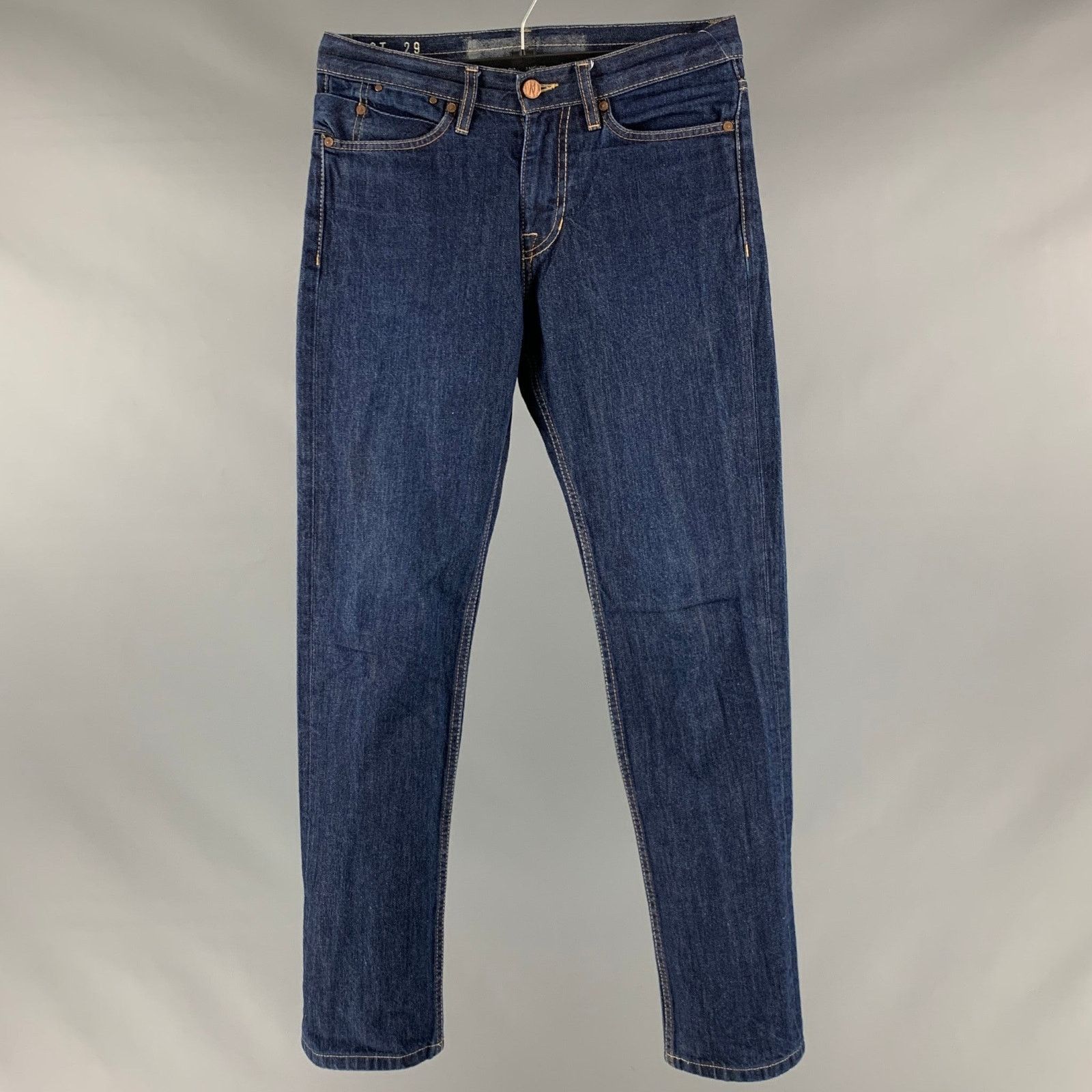 Other WILLIAMSBURG GARMENT CO. Size 30 Blue Denim Tapered Jeans Size US 30 / EU 46 - 1 Thumbnail