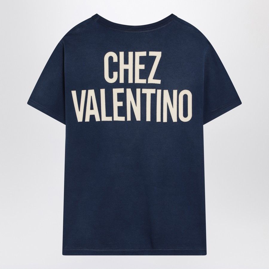 Valentino o1d2blof1025 T-Shirt Chez Valentino in Blue Size US L / EU 52-54 / 3 - 2 Thumbnail