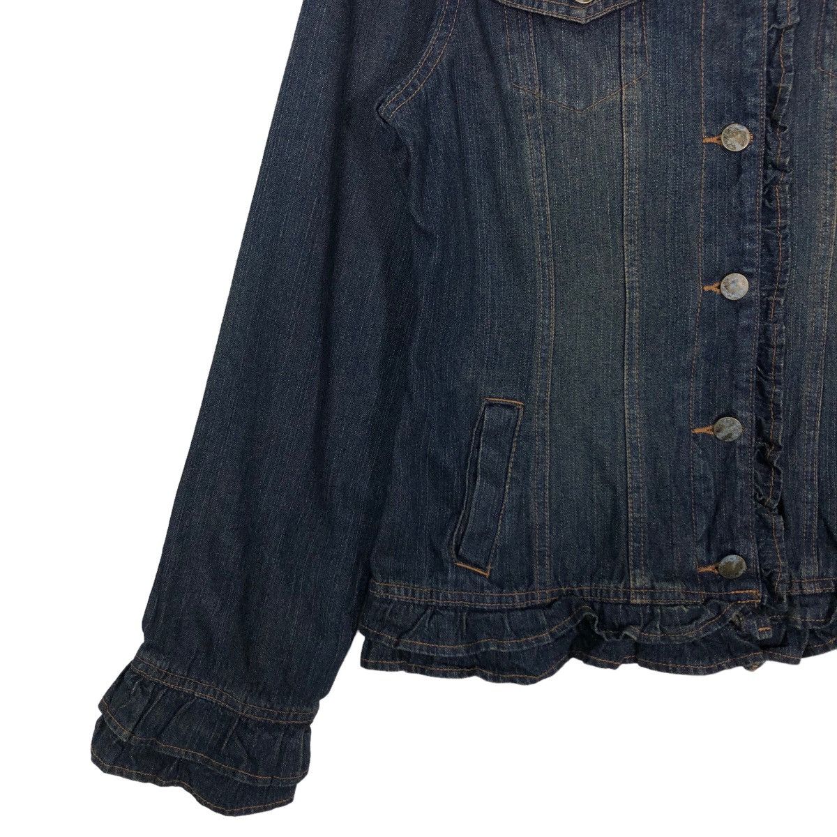 Japanese Brand 🔥Vintage Denim Jacket Biker Racer Rosa Cheri Japan Size US M / EU 48-50 / 2 - 3 Thumbnail