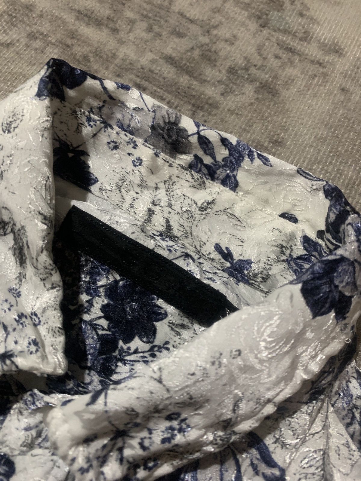 Other FUGA Floral Shirt Three-quarter Sleeve Silver Men's Size US S / EU 44-46 / 1 - 3 Thumbnail
