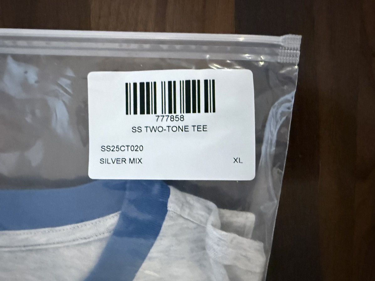 Aime Leon Dore Aime Leon Dore ALD Marina Ringer Collar Tee Grey size XL Size US XL / EU 56 / 4 - 8 Thumbnail