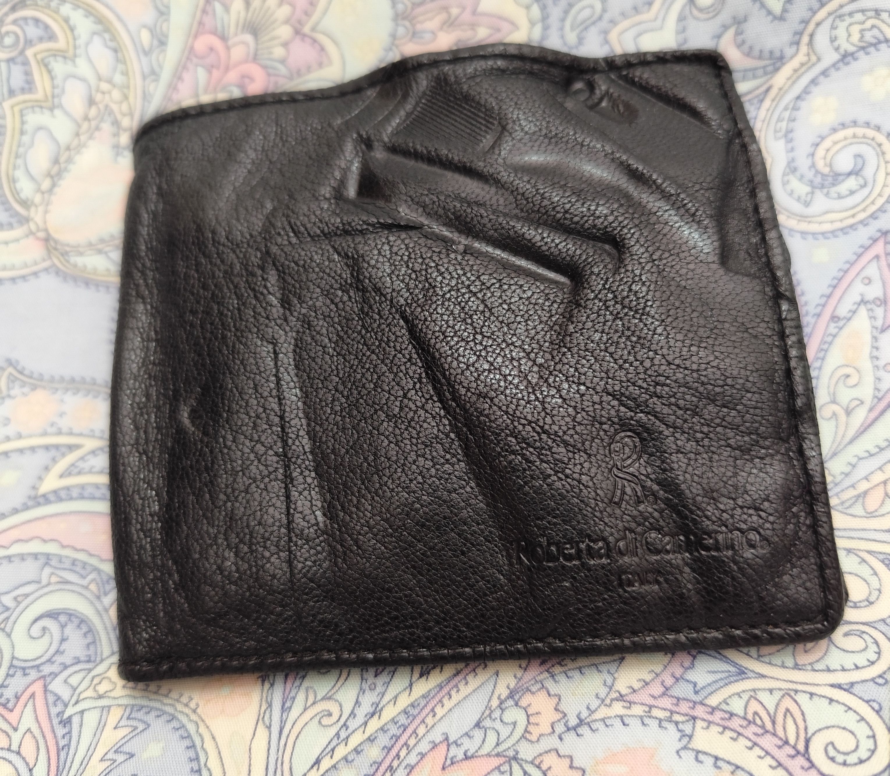Roberta di Camerino Roberta di Camerino Black Leather Bi-fold Wallet Size ONE SIZE - 1 Thumbnail