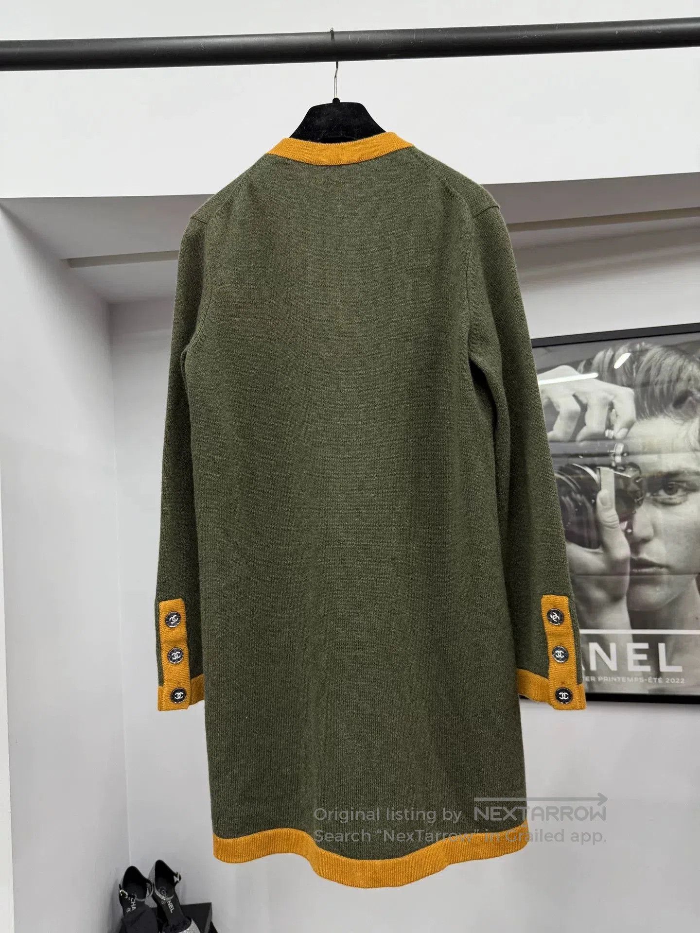 Chanel Chanel Long Cashmere Cardigan 4-Pocket. Size US M / EU 48-50 / 2 - 3 Thumbnail