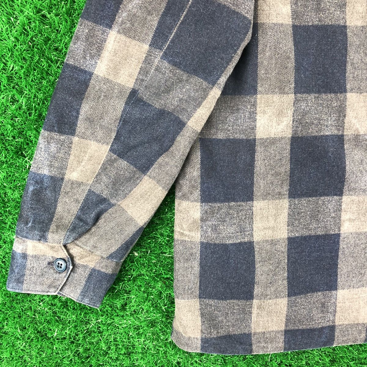 Blue Blue Japan Vintage Flannel Checkered Pure Indigo by Blue Blue Japan Size US M / EU 48-50 / 2 - 6 Thumbnail