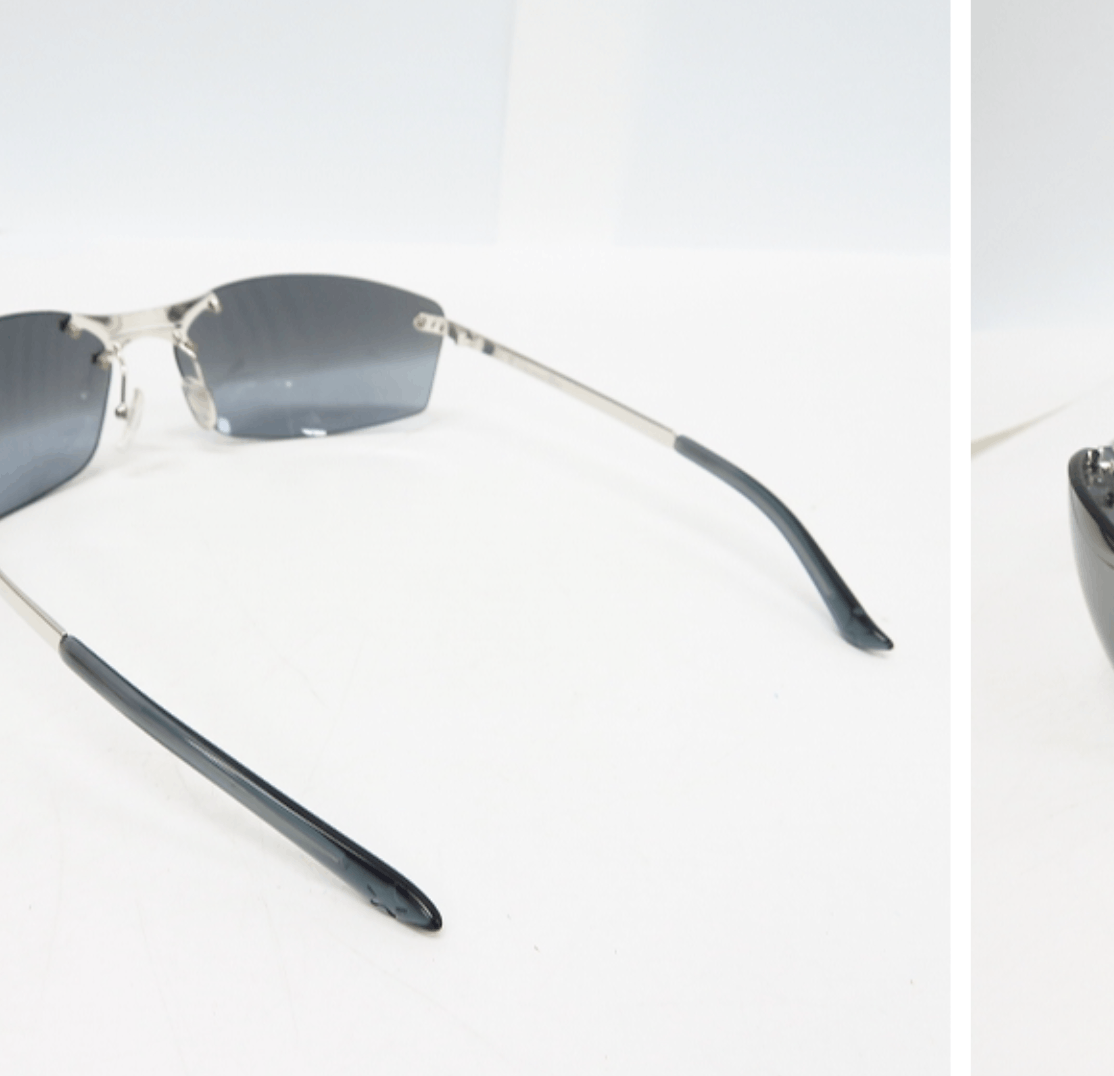Dior DIOR Sunglasses Pop Rectangle Wrap Straps Logo RI945 Size ONE SIZE - 3 Thumbnail