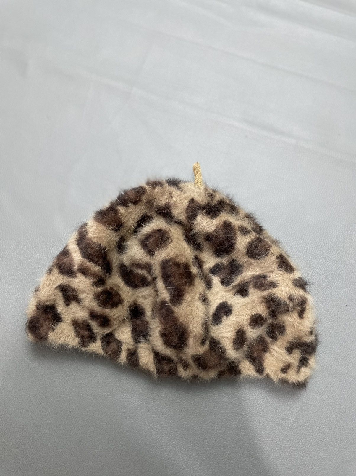 Japanese Brand Mohair Fur Leopard Design Bucket Hats Size ONE SIZE - 3 Thumbnail