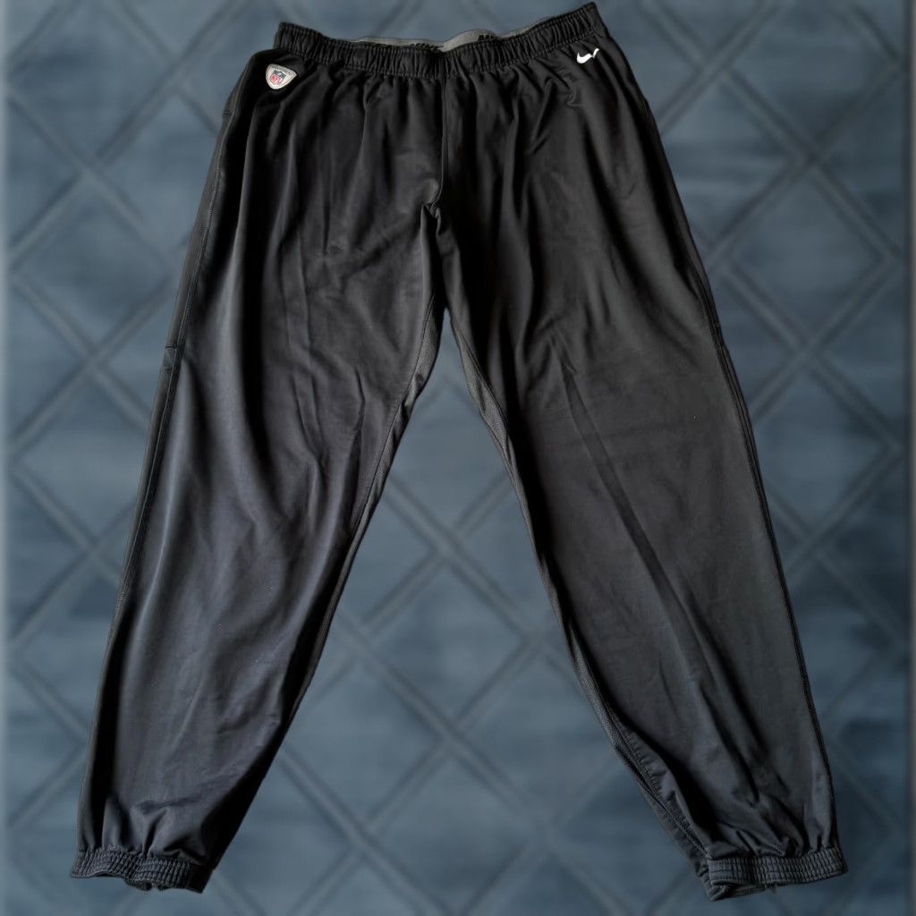 Nike Nike Pants Mens 3XL Black NFL Dri-Fit Joggers Sweat Track Athletic Tapered Lined Size US 34 / EU 50 - 1 Thumbnail