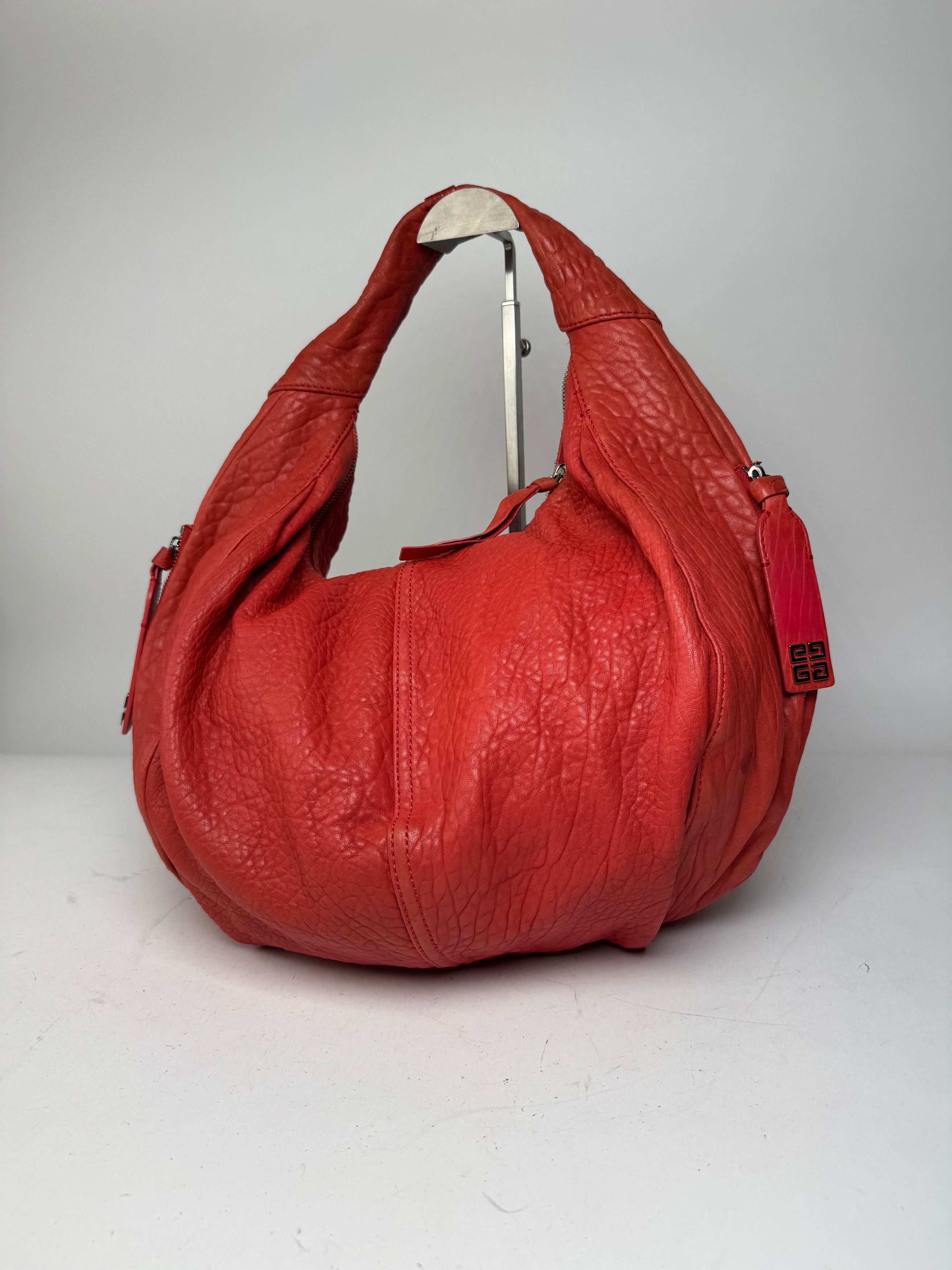 Givenchy Vintage Leather Handbag Red Size ONE SIZE - 1 Thumbnail