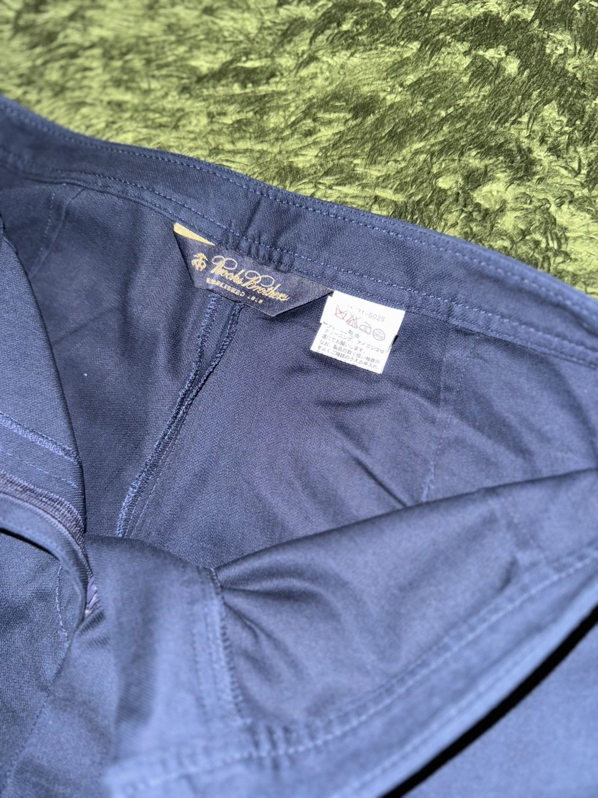 Brooks Brothers [11] Brooks Brothers japan minimal cotton trouser navy Size US 30 / EU 46 - 3 Thumbnail